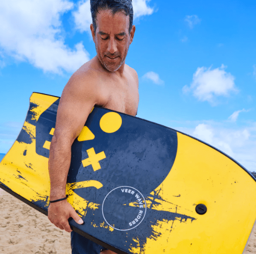 Veer Adult Body Board - Yellow
