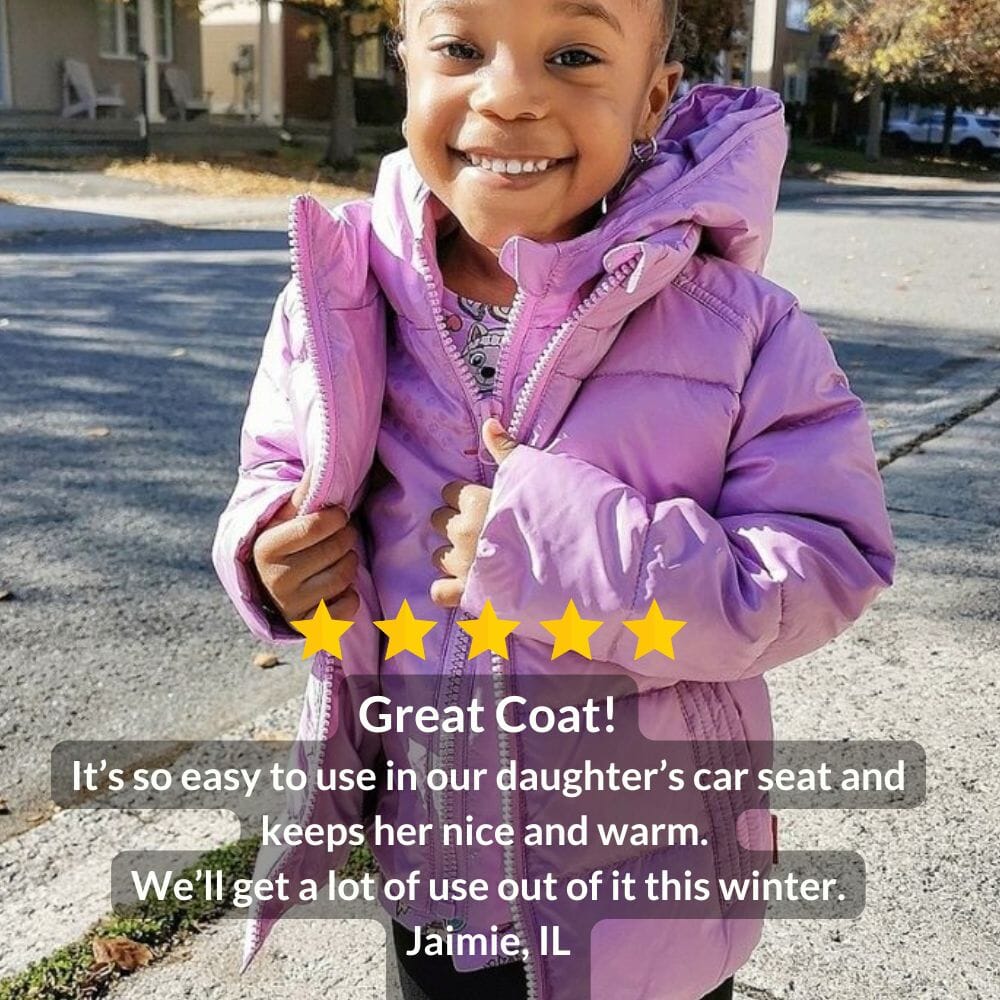 Onekid Car Seat Coat | The Road Coat Down - Lilac- Strolleria