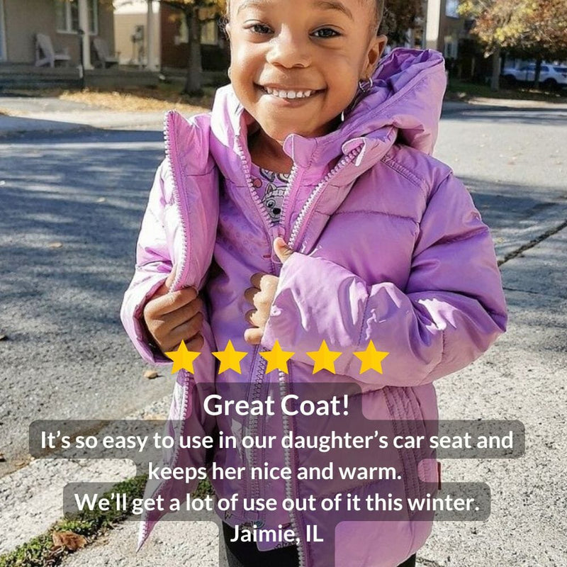 Onekid Car Seat Coat | The Road Coat Down - Lilac