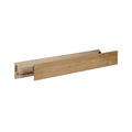 Nutmeg Wood Solvang Full-Size Bed Rail - Side Profile | Strolleria