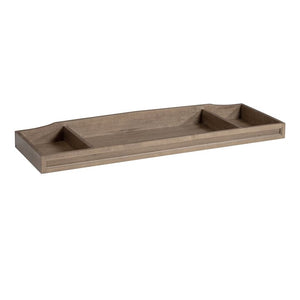 Nutmeg Wood Solvang Changer Topper - Side Angle | Strolleria