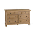 Nutmeg Wood appleseed Solvang Double Dresser - Front View | Strolleria