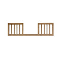 Nutmeg Wood appleseed Solvang Toddler Rail - Front View | Strolleria