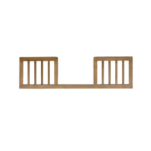 Nutmeg Wood appleseed Solvang Toddler Rail - Front View | Strolleria