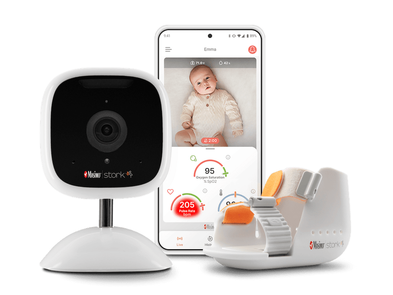 Masimo Stork Vitals+ Smart Home Baby Monitoring System | FDA Cleared