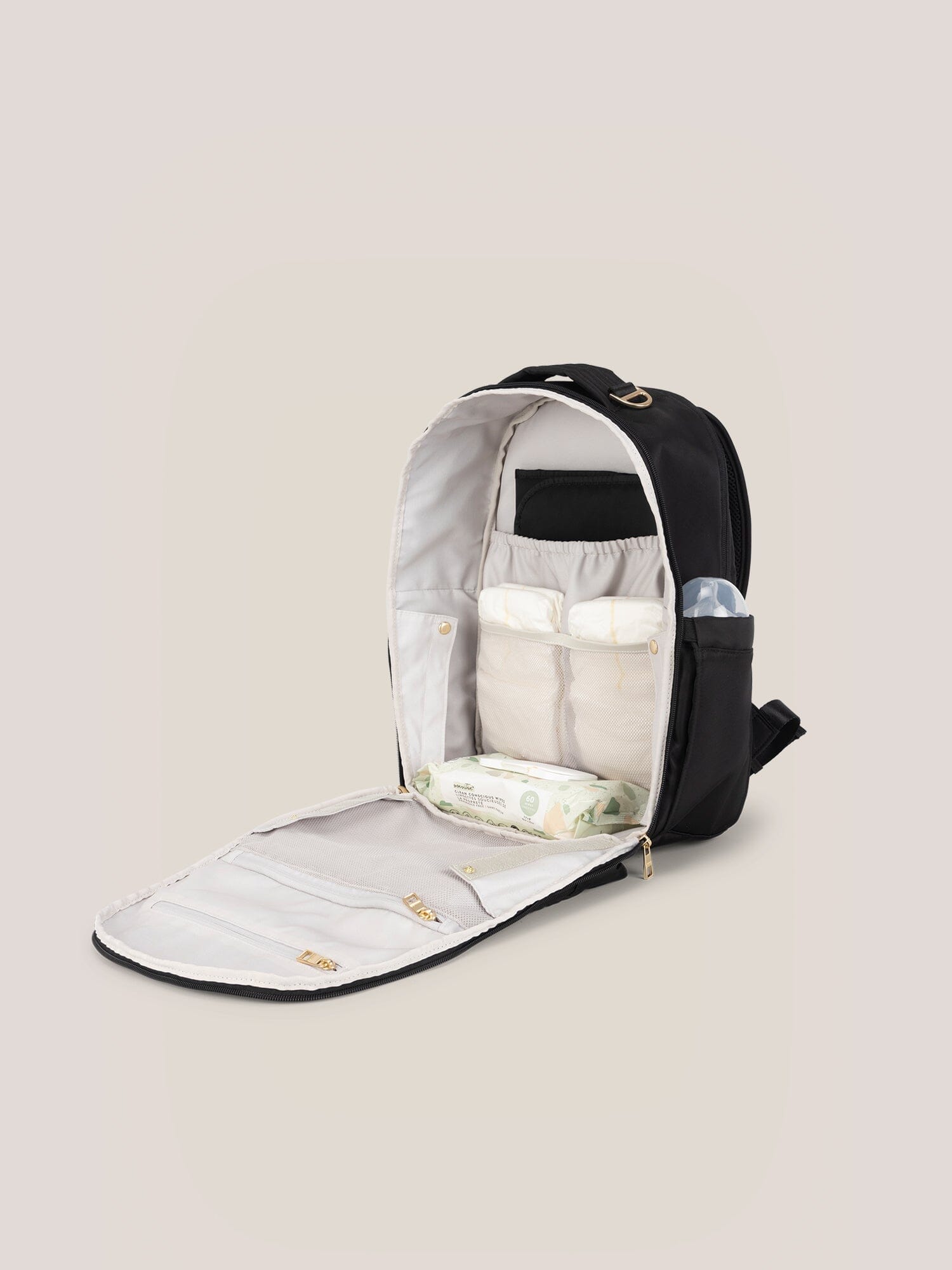JuJuBe Classic Diaper Backpack - Black- Strolleria