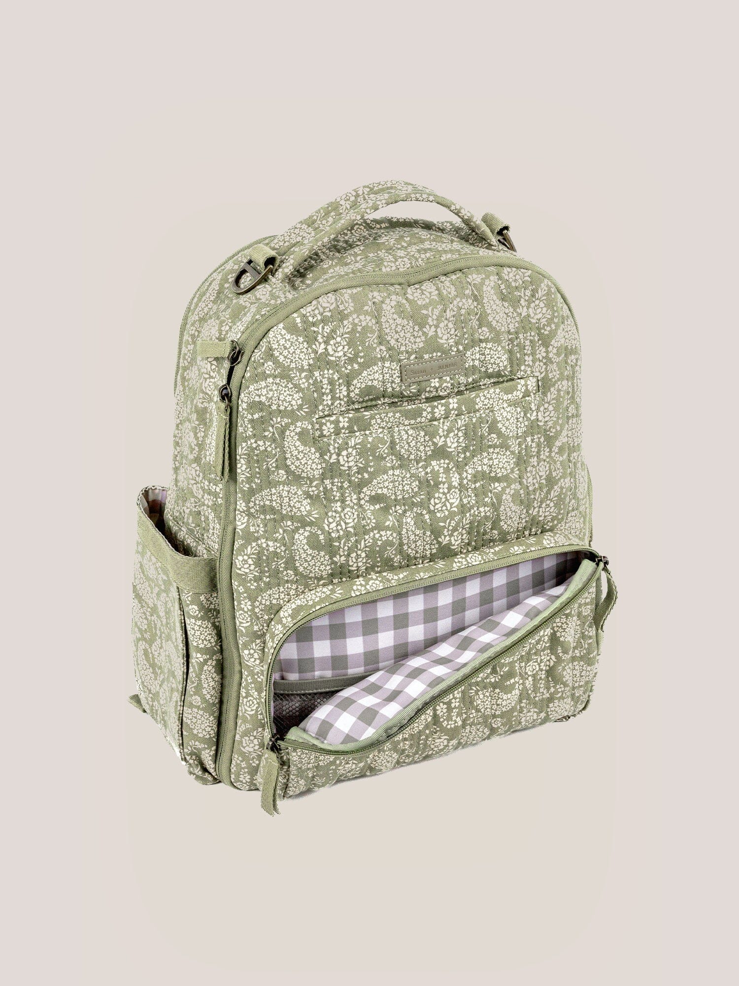 JuJuBe Sazan + JuJuBe Classic Diaper Backpack - Paisley Floral- Strolleria