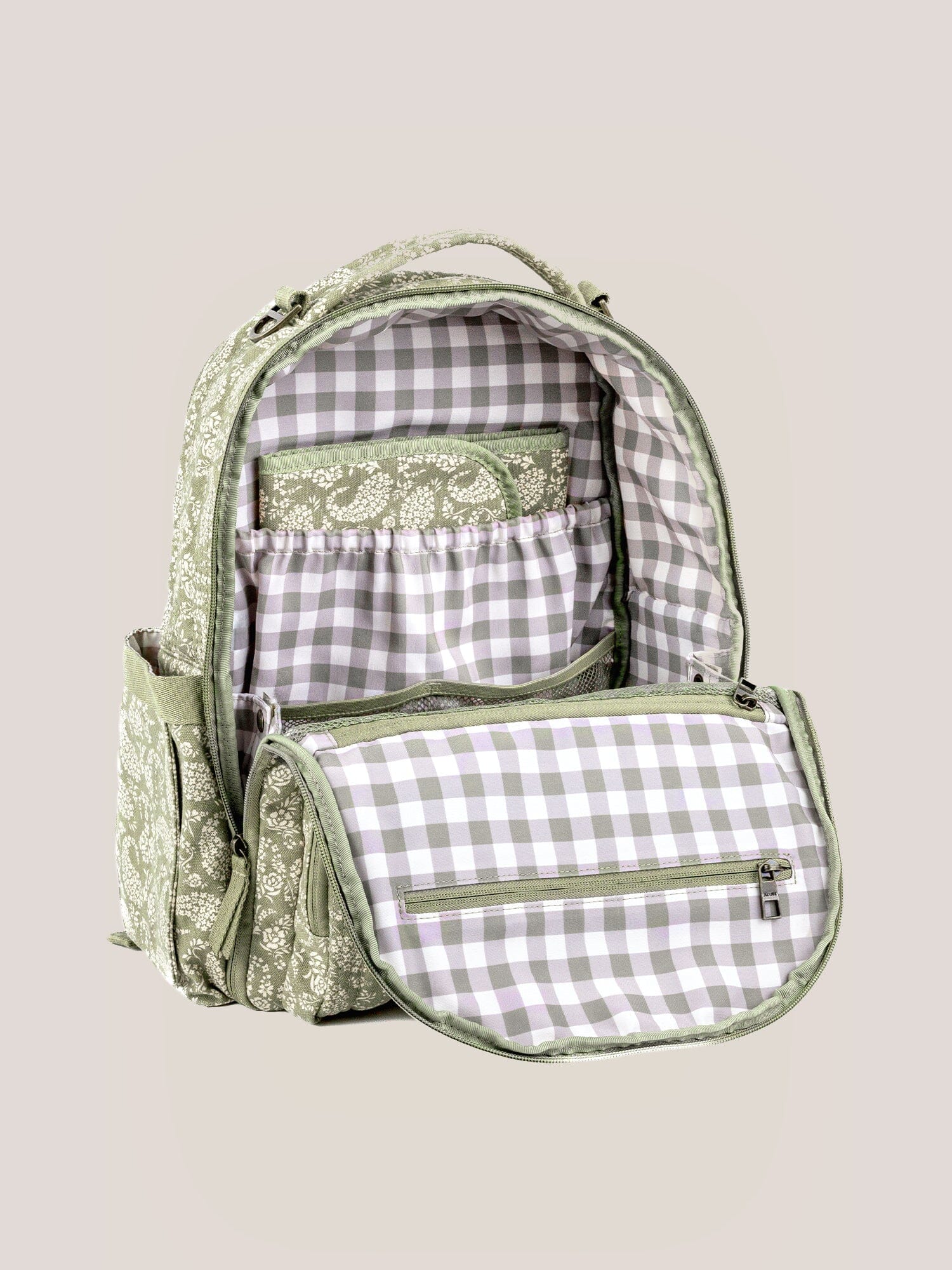 JuJuBe Sazan + JuJuBe Classic Diaper Backpack - Paisley Floral- Strolleria