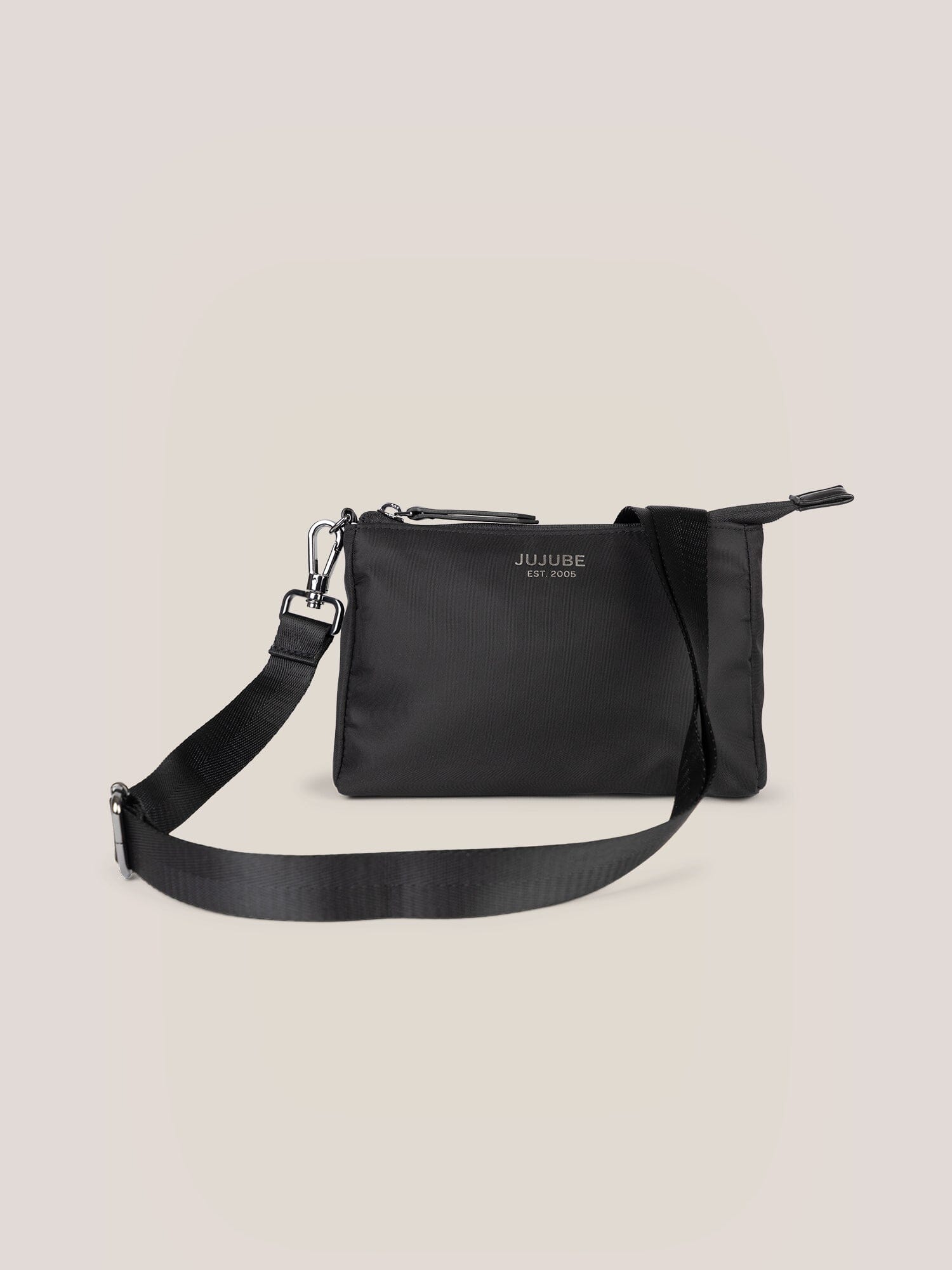 JuJuBe Witney Carson 3-piece Pouch Set - Cloud & Black- Strolleria