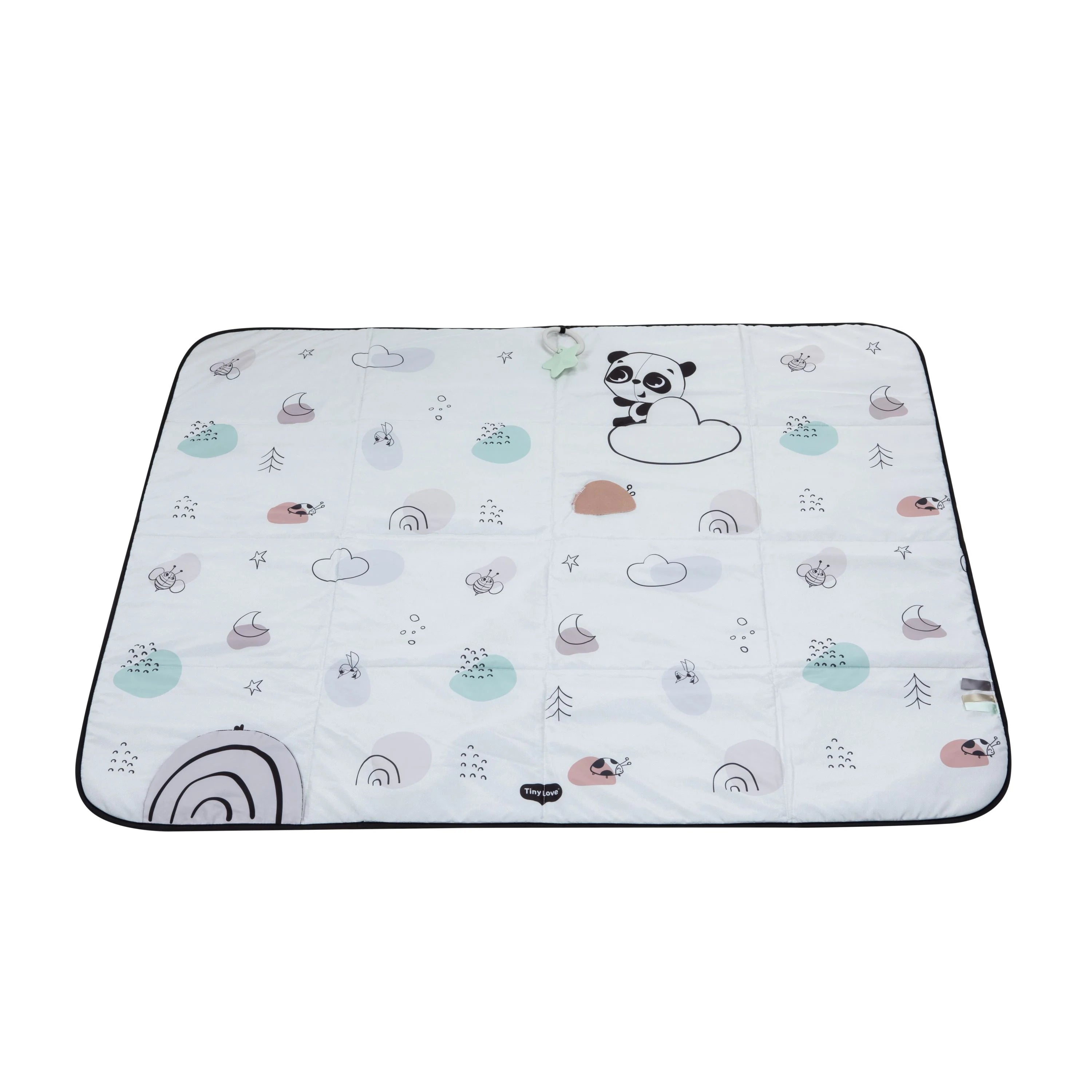 Tiny Love Black & White XL Outdoor Picnic Mat- Strolleria