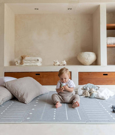 Toddlekind USA Haven Playmat in Berber - Storm
