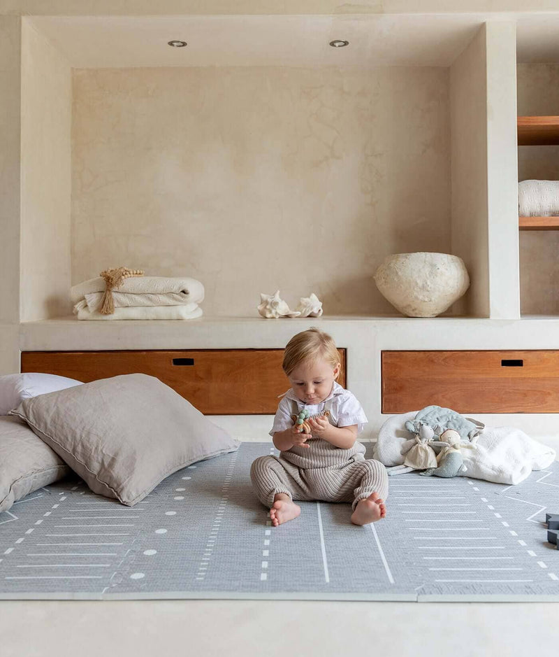 Toddlekind USA Haven Playmat in Berber - Storm
