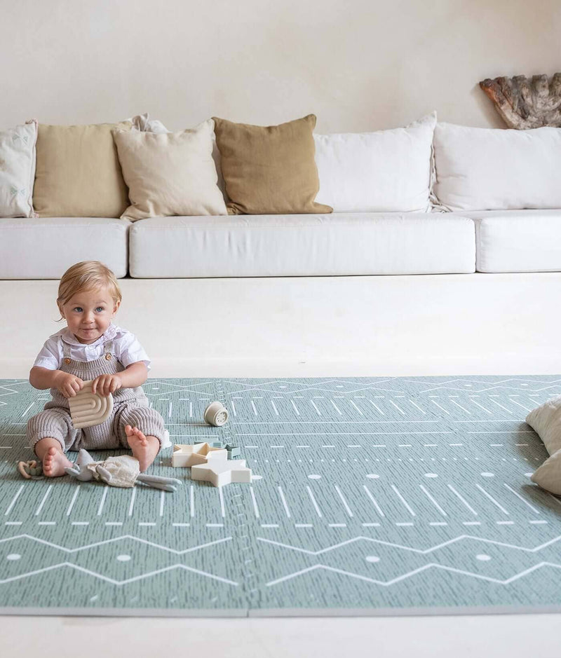 Toddlekind USA Haven Playmat In Berber - Moss