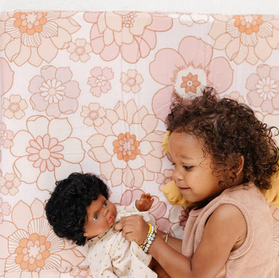 Toki Kids Blooms Organic Cotton Mat