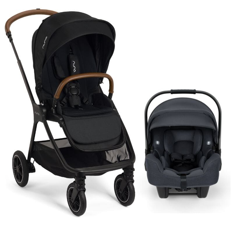 Nuna TRIV Next and PIPA RX Travel System Caviar / Ocean