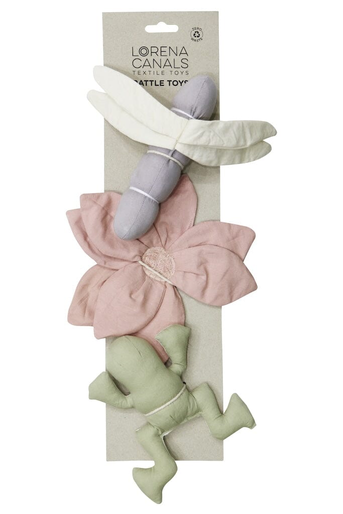Lorena Canals Lily Pond Rattle Toy- Strolleria