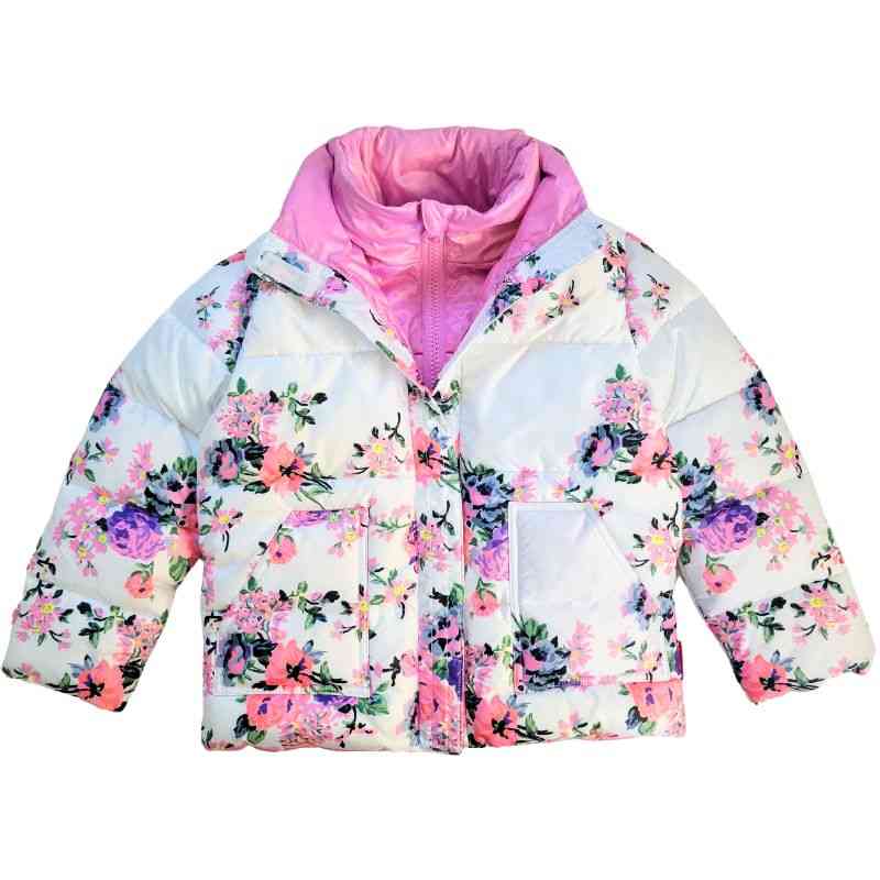 Onekid Car Seat Coat | The Road Coat Vegan - Floral Print- Strolleria