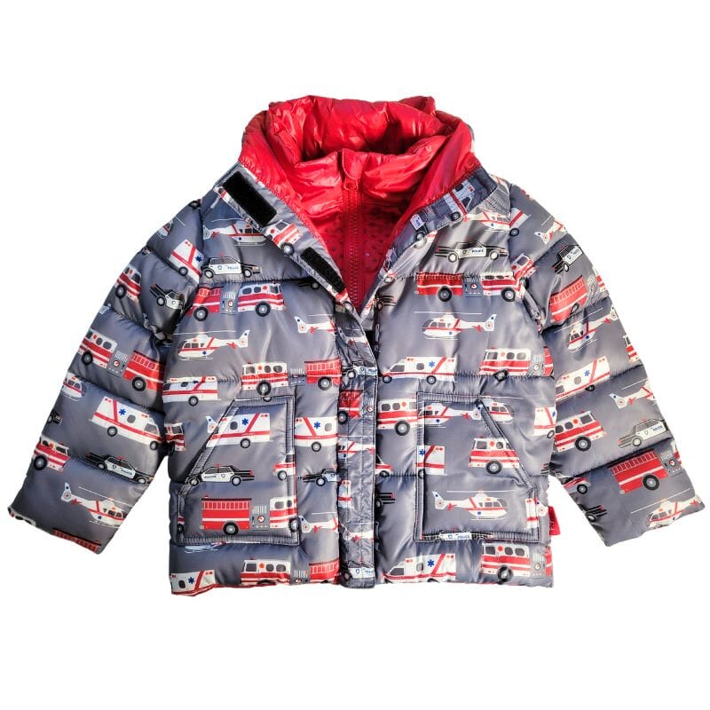 Onekid Car Seat Coat | The Road Coat Vegan - Rescue Print