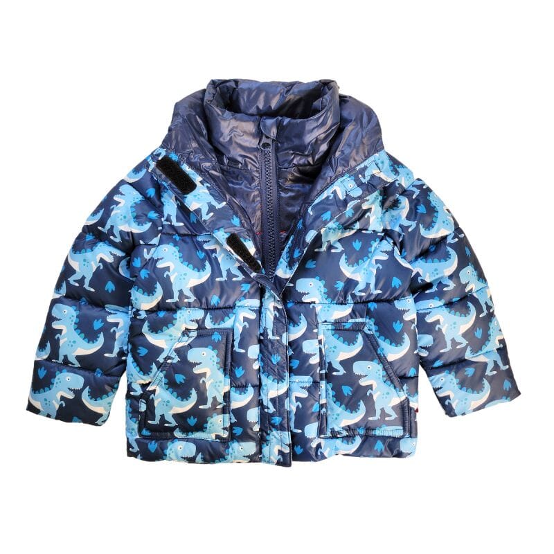 Onekid Car Seat Coat | The Road Coat Vegan - Navy Raptor Print- Strolleria
