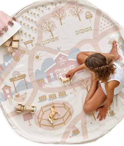 Toddlekind USA 2-in-1 Mat in The Ranch