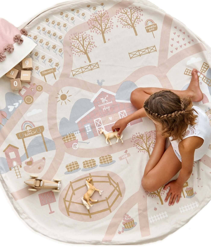Toddlekind USA 2-in-1 Mat in The Ranch