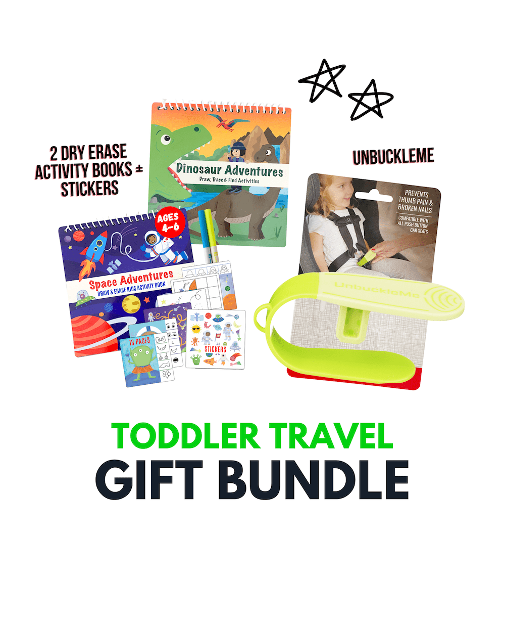 UnbuckleMe® Toddler Travel Gift Bundle- Strolleria