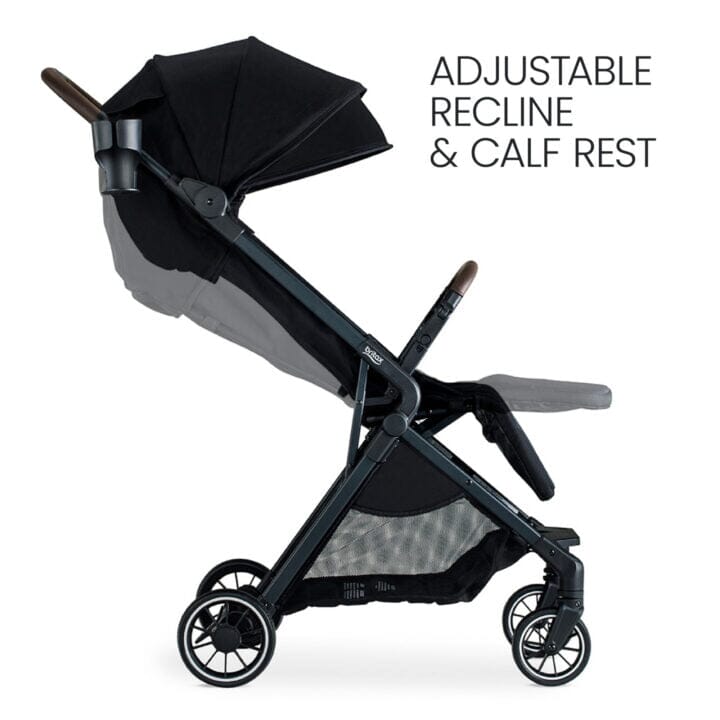 Britax Juniper Compact Stroller with One-Hand RapidFold - Raven Black- Strolleria