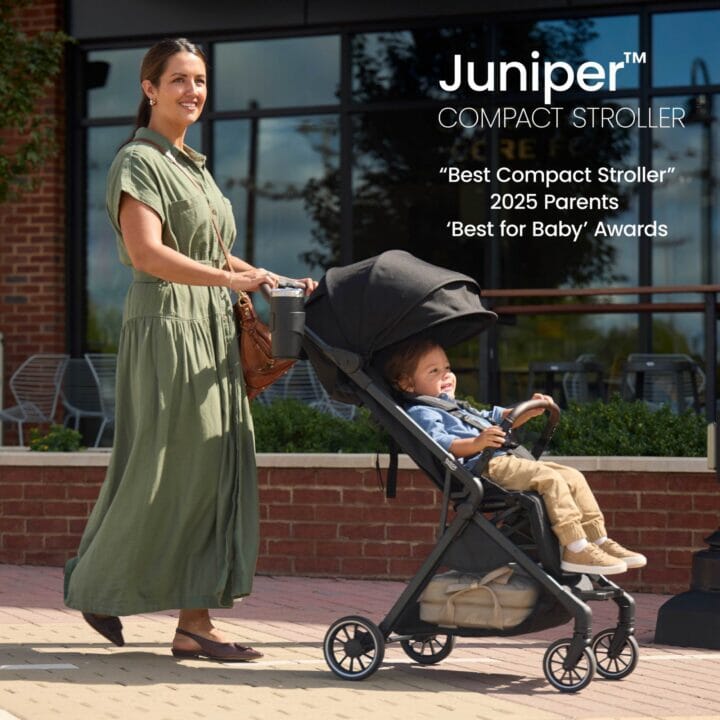 Britax Juniper Compact Stroller with One-Hand RapidFold - Raven Black- Strolleria