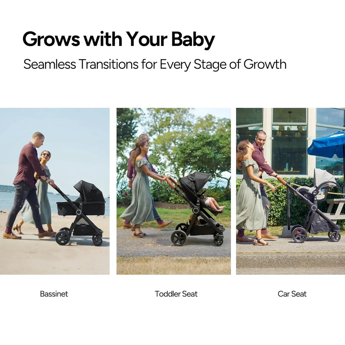 Mompush Ultimate 2 Full-Size Single Stroller- Strolleria
