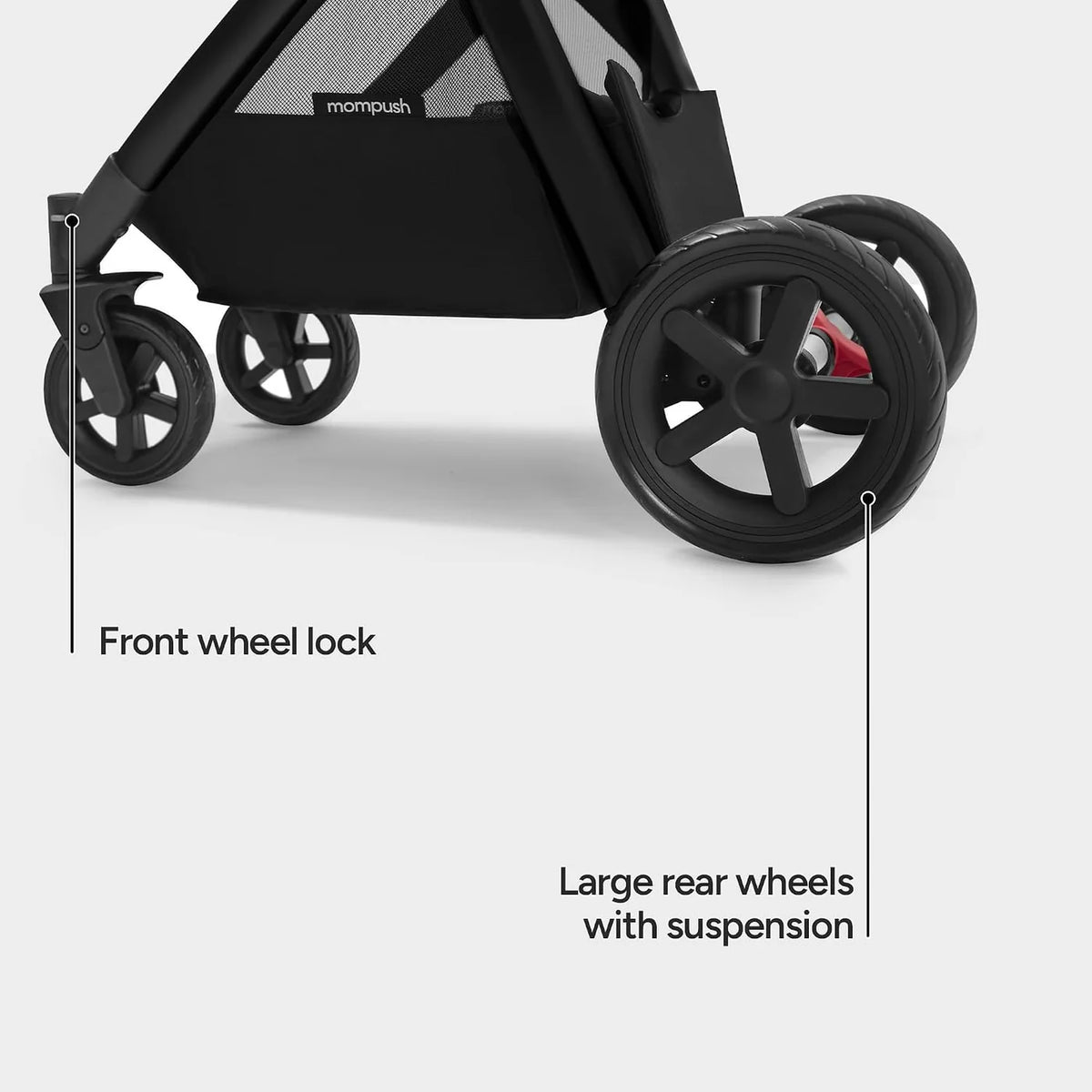Mompush Ultimate 2 Full-Size Single Stroller- Strolleria