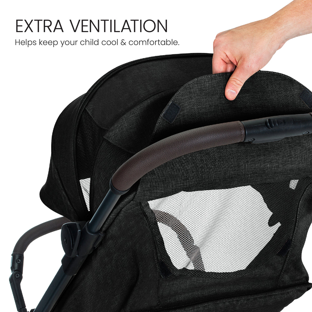 Britax Juniper+ Compact Stroller With One-Hand RapidFold- Strolleria