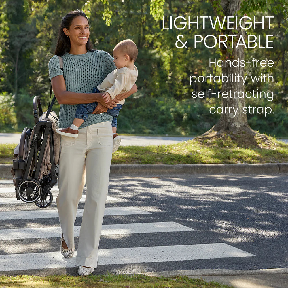 Britax Juniper+ Compact Stroller With One-Hand RapidFold- Strolleria