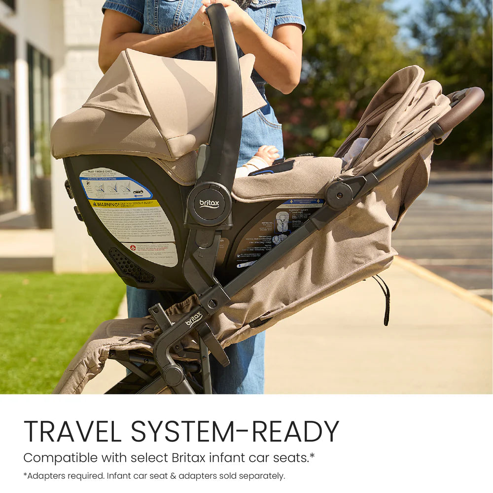 Britax Juniper+ Compact Stroller With One-Hand RapidFold- Strolleria