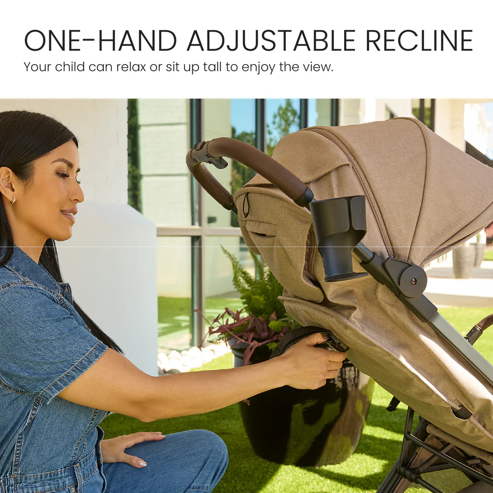 Britax Juniper+ Compact Stroller With One-Hand RapidFold- Strolleria