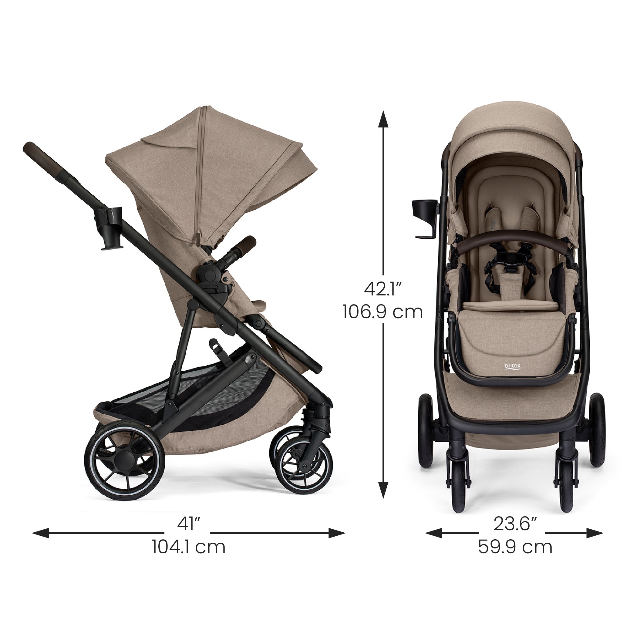 Britax Prism Full-Size Modular Stroller- Strolleria