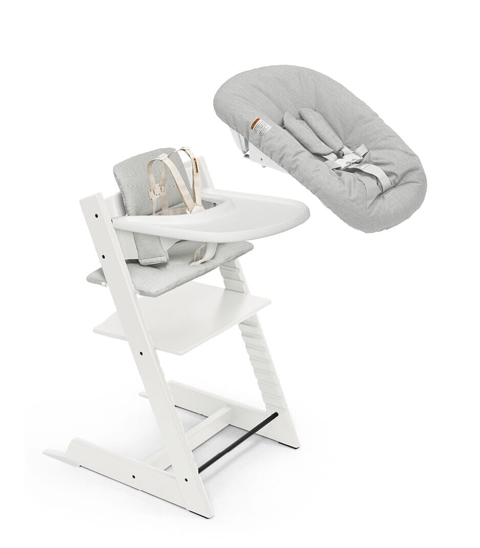 Stokke Tripp Trapp High Chair Newborn Set with Cushion Tray- Strolleria