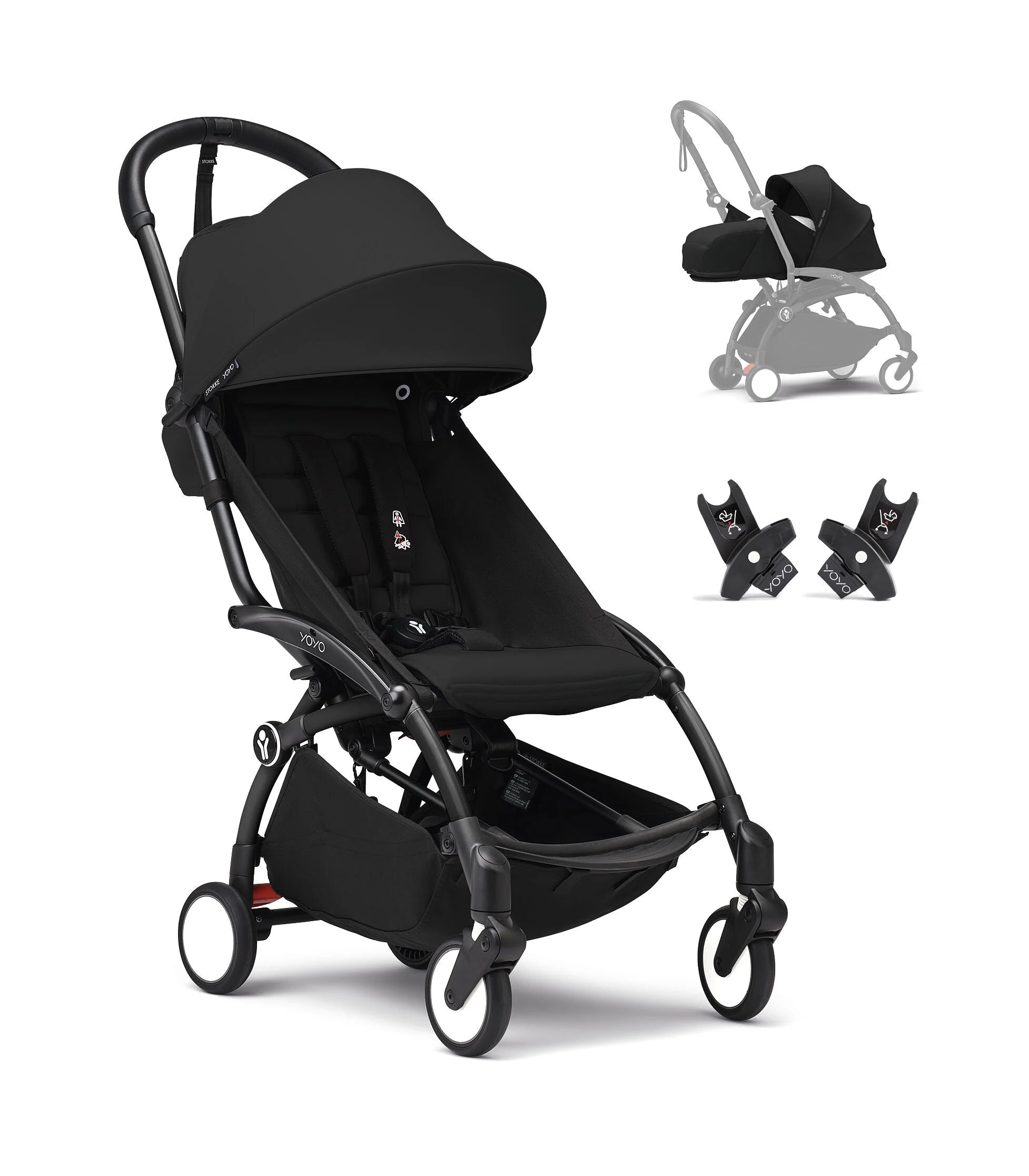 Stokke® YOYO³ Stroller Bundle With Newborn & Car Seat Adapter- Strolleria