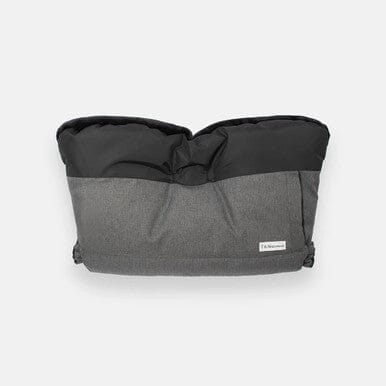 7AM Enfant Core Unimuff in Heather Grey Dark/Black Plush