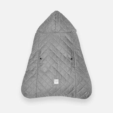 7AM Enfant Core K-Poncho in Heather Grey Plush