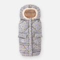 Grey Print 7AM Enfant Blanket 212 Evolution Footmuff - Front View | Strolleria