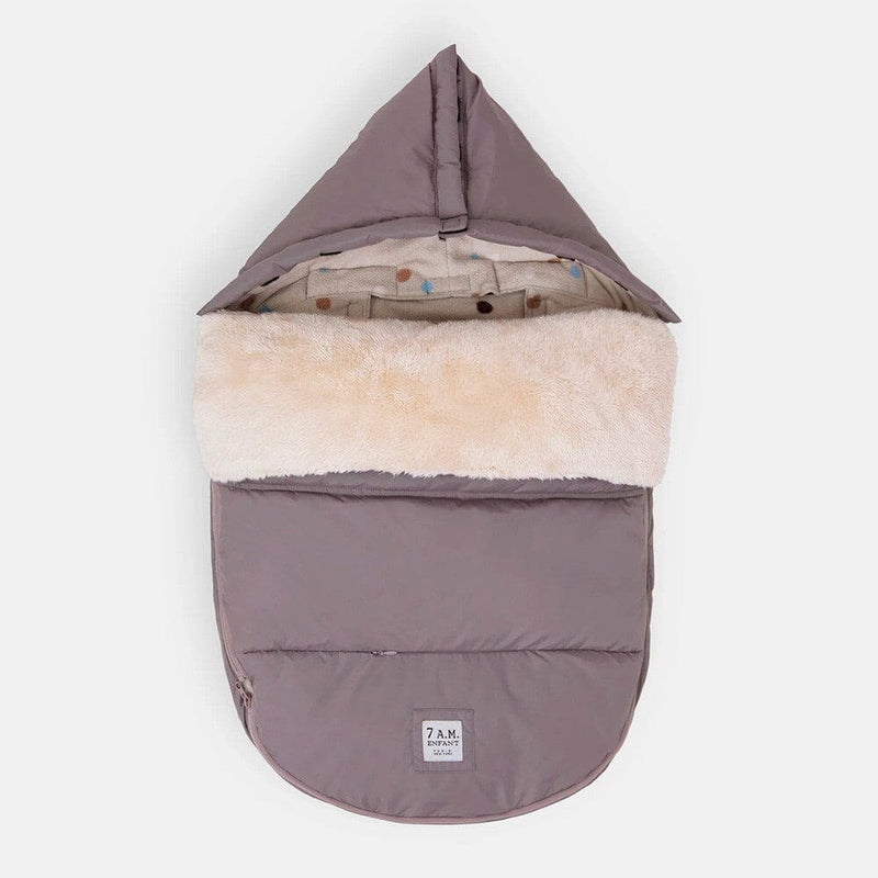 7AM Enfant POD in Ash Mauve/Print Pebble Lining