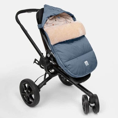 7AM Enfant POD in Ash Blue/Print Pebble Lining
