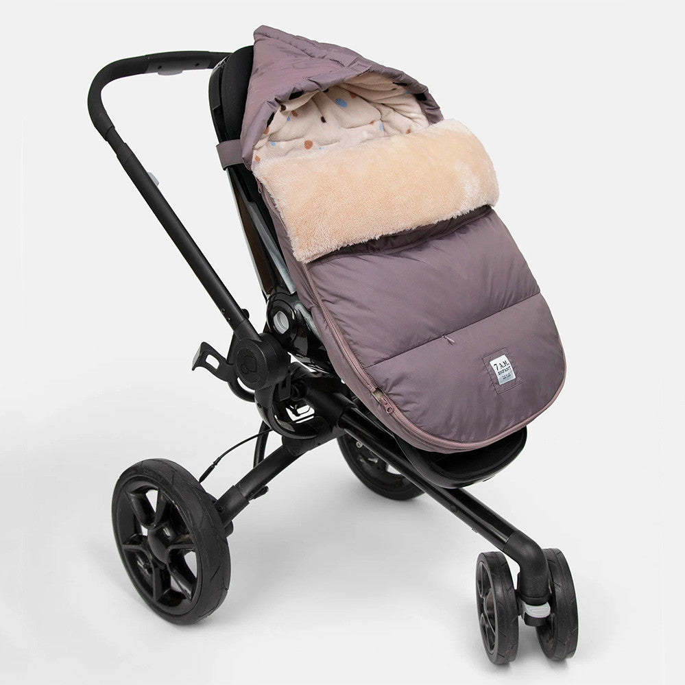 7AM Enfant POD in Ash Mauve/Print Pebble Lining- Strolleria
