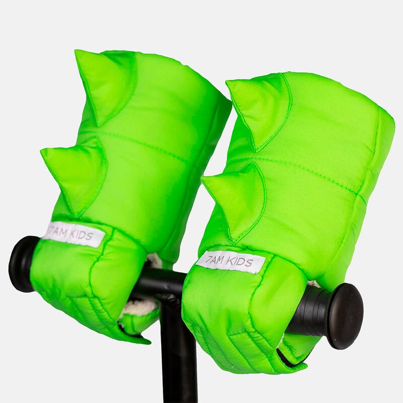 7AM Enfant HMK Warmmuffs Kids in Green Dino