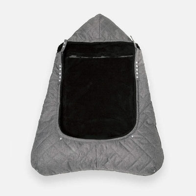 7AM Enfant Core K-Poncho in Heather Grey Plush