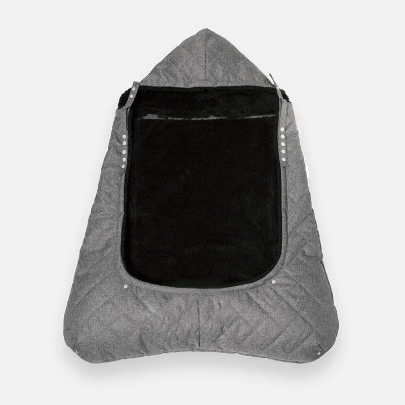 7AM Enfant Core K-Poncho in Heather Grey Plush