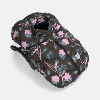 7AM Enfant Print Car Seat Cocoon in Nightingale Garden
