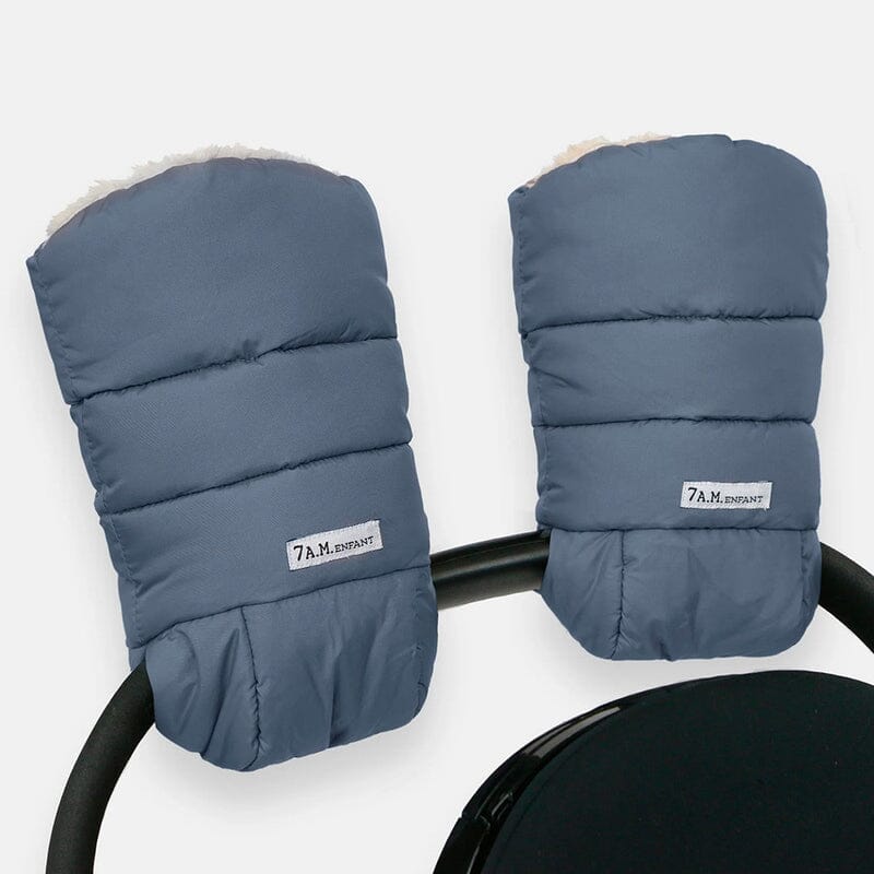 7AM Enfant Warmmuffs in Ash Blue
