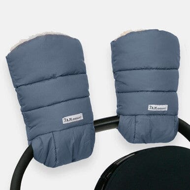 7AM Enfant Warmmuffs in Ash Blue