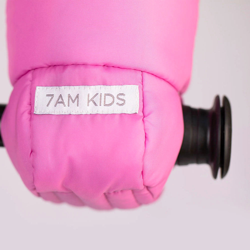 7AM Enfant HMK Warmmuffs Kids in Hot Pink Bows- Strolleria